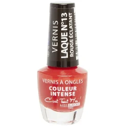 Gifi Beauté^Vernis à ongleslaqué rouge éclatant n°13