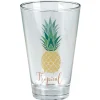 Sale Gifi Verre bas style tropical motif ananas 31cl