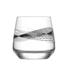 Sale Gifi Verre bas transparent motif ligne noire 34,5 cl