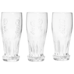 Sale Gifi Verre Coca-Cola transparent x3