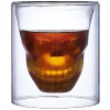 Sale Gifi Verre double paroi Halloween tête de mort 25cl