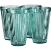 Sale Gifi Verre strié bleu 300 ml x4