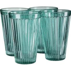 Sale Gifi Verre strié bleu 300 ml x4
